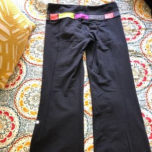 Lulu lemon flare reversible yoga pants